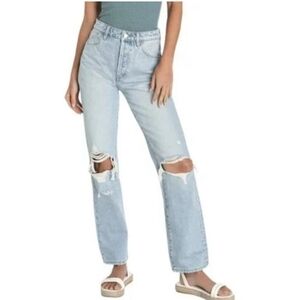 Rolla's Classic Straight Distressed Jean